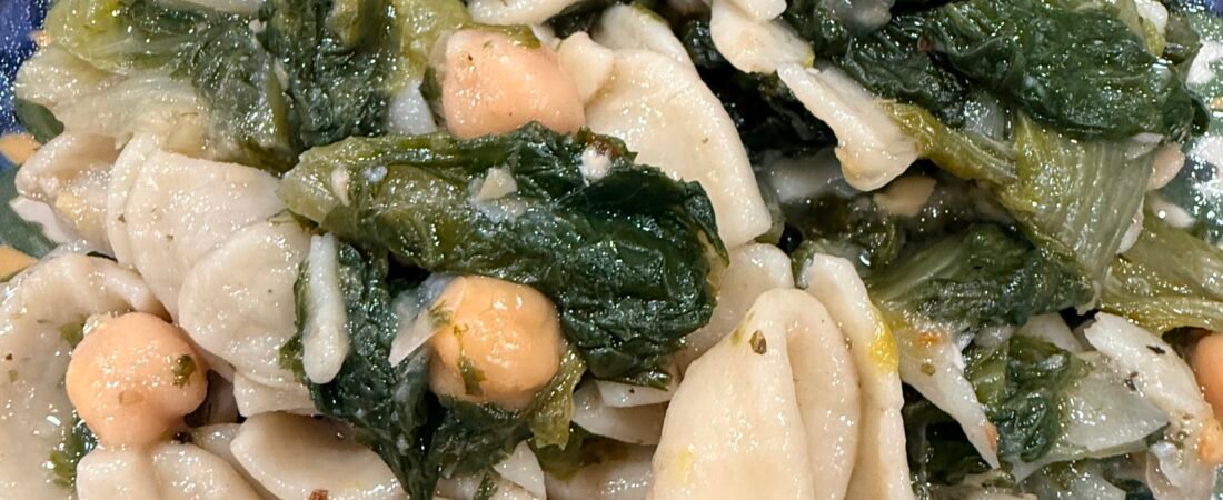 Pasta e Ceci with Escarole